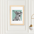 Personalised Pet Portrait Sketch Print