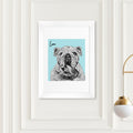 Personalised Pet Portrait Sketch Print