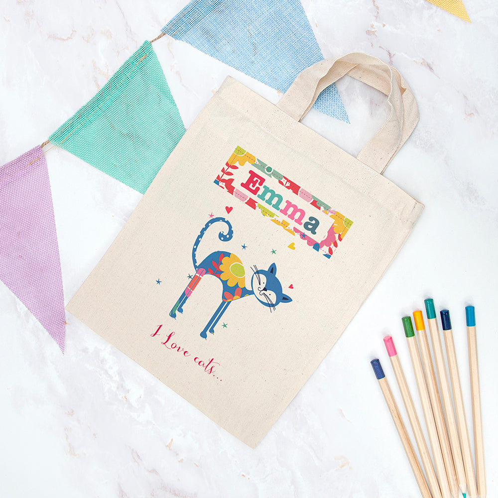 Personalised Pets Fabric Party Bag