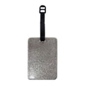 Personalised Photo Silver Glitter Luggage Tag