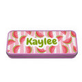 Personalised Pink Tin Pencil Case