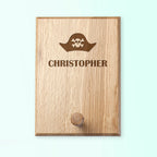 Personalised Pirate Hat Peg Hook