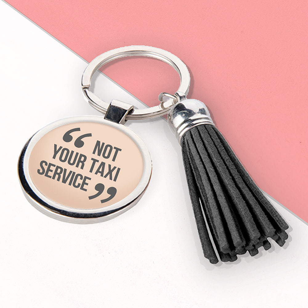 Personalised Quotes By Mum Tassle Keyring