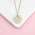 Personalised Rings of Love Necklace