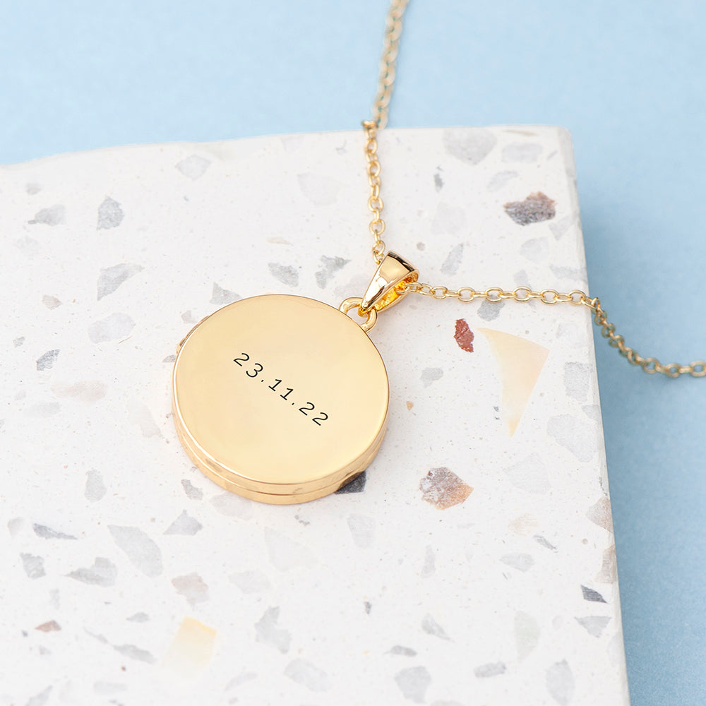 Personalised Round Photo Locket