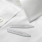 Personalised Secret Message Collar Stiffeners