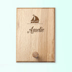 Personalised Ship Peg Hook