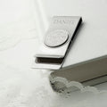 Personalised Rhodium Plated Lucky Sixpence Money Clip