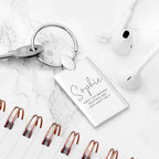 Personalised Special Person Rectangle Keyring