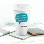 Personalised Teacher Says Travel Mug