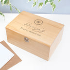 Personalised Travel Memories Keepsake Chest