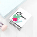 Personalised Tropical Rectangle Compact Mirror