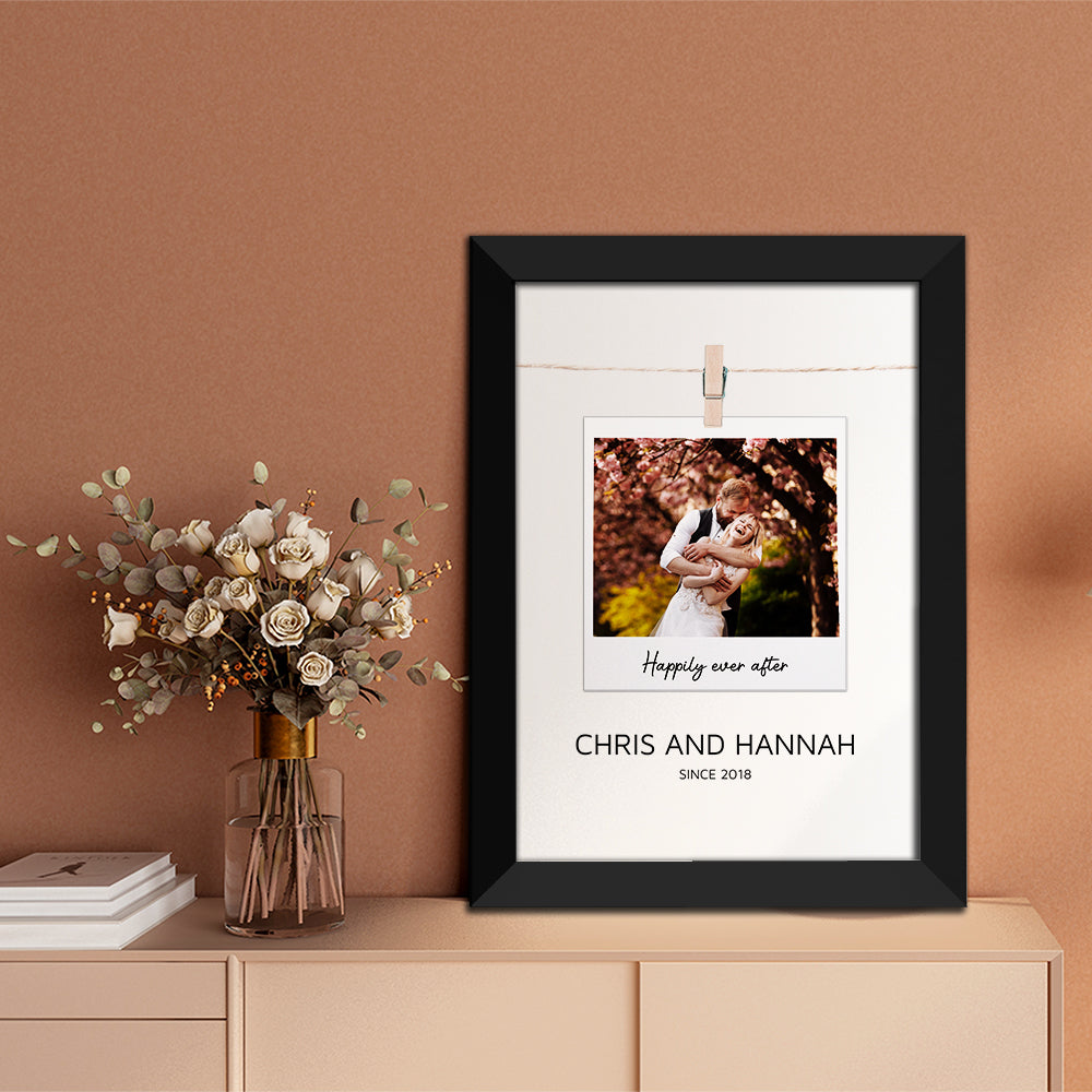 Personalised Valentine's Polaroid Print
