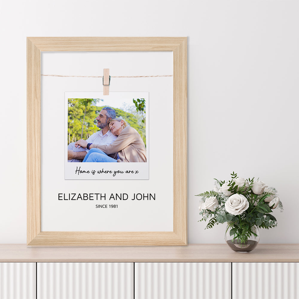 Personalised Valentine's Polaroid Print