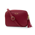 Personalised Luxury Crossbody Bag in Red