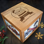 Personalised Woodland Bear Christmas Memory Box