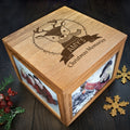 Personalised Woodland Reindeer Christmas Memory Box