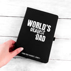 Personalised World's Okayest Dad A5 Notebook