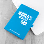 Personalised World's Okayest Dad A5 Notebook