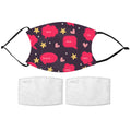 Pink Hello World Face Mask