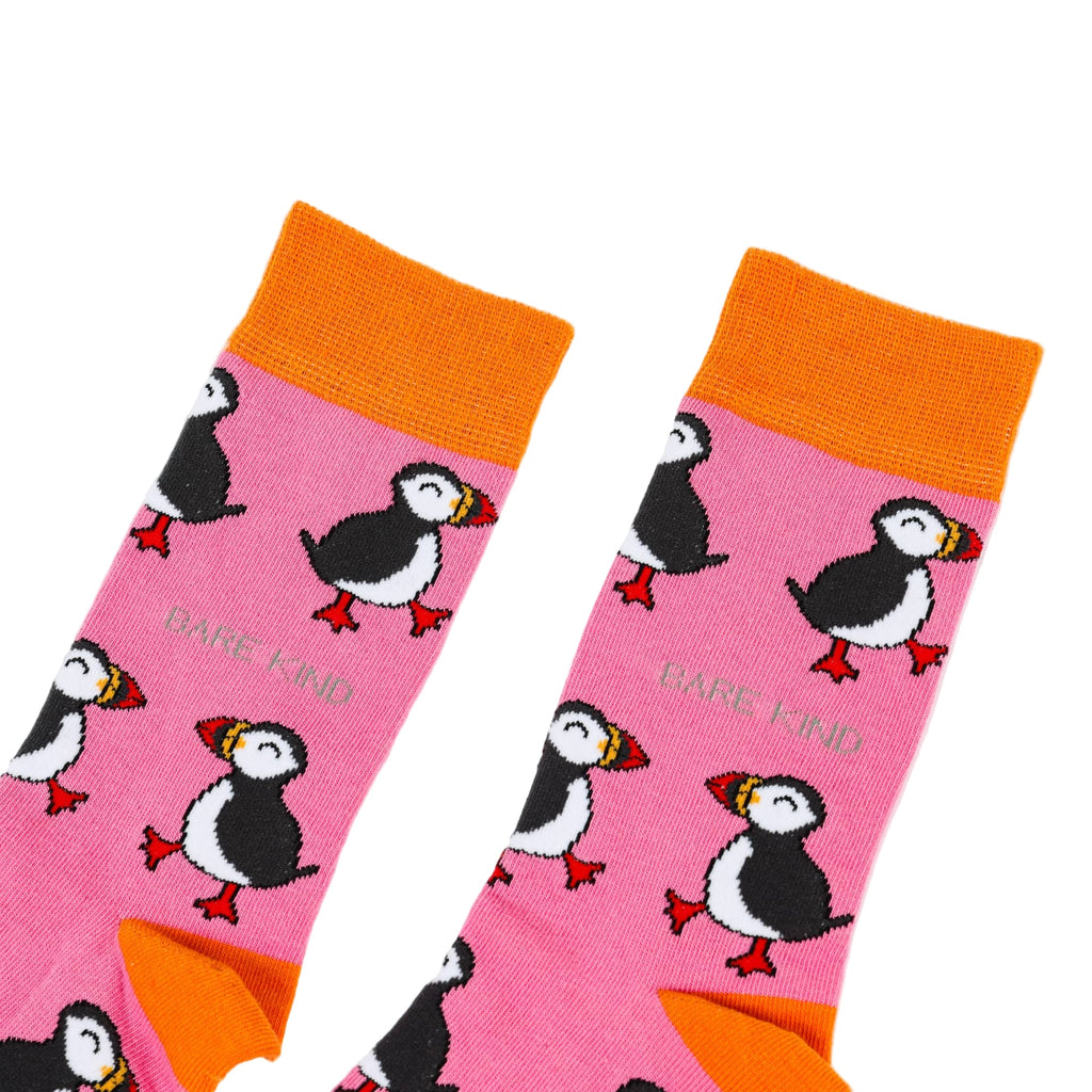 Puffin Couple 2 Pack Bamboo Sock Set
