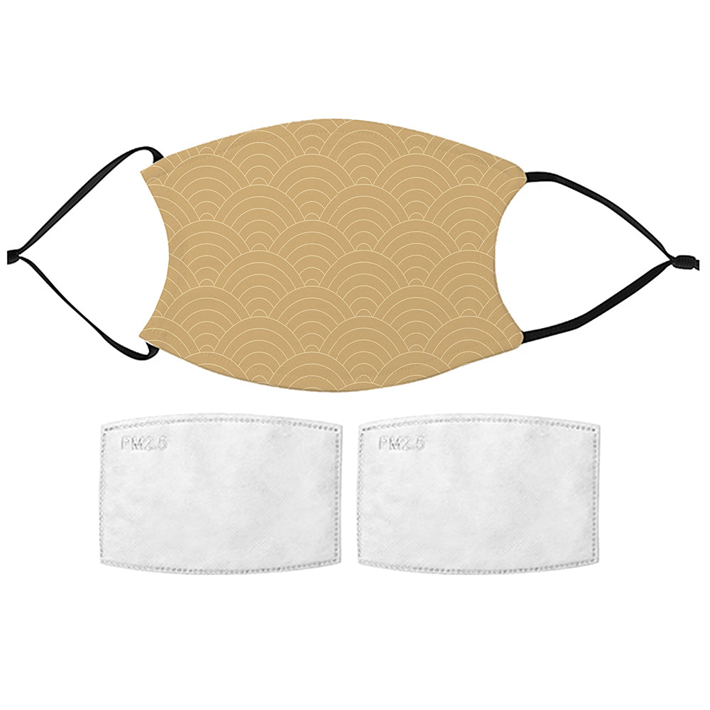 Printed Face Mask - Art Deco Pattern Design
