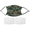 Printed Face Mask - Forest Camo Design