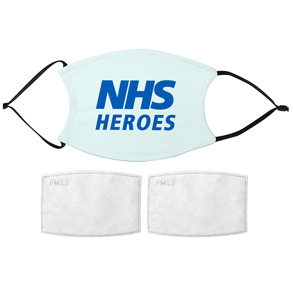 Printed Face Mask - NHS Heroes Design