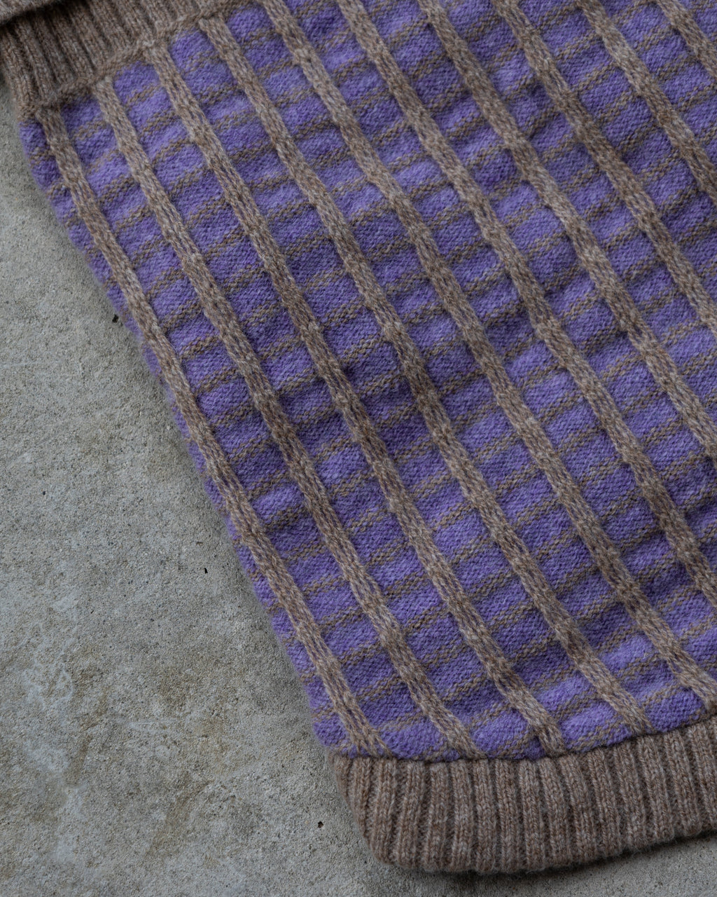 Purple Dog Jumper in Pure Merino Lambswool