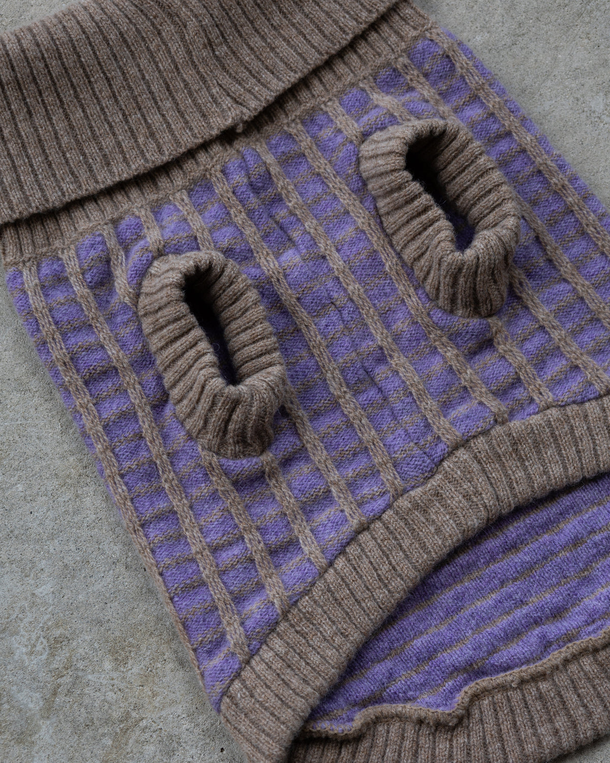 Purple Dog Jumper in Pure Merino Lambswool