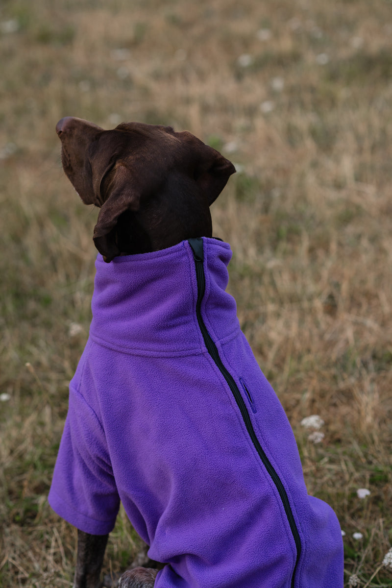 Fleece Dog Jumper - Purple