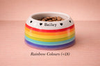Personalised Ear-Free Cocker Spaniel Dog Bowl – Handmade Ceramic Bowl