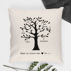 Personalised Family Tree Cushion Cover