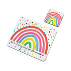 Personalised Children’s Rainbow Placemat Set