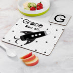 Personalised Children’s Space Rocket Placemat Set