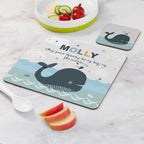 Personalised Children’s Whale Placemat Set
