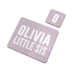 Girl’s Personalised Sis Placemat Set