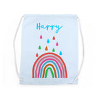 Personalised Children's Rainbow PE Kit Bag