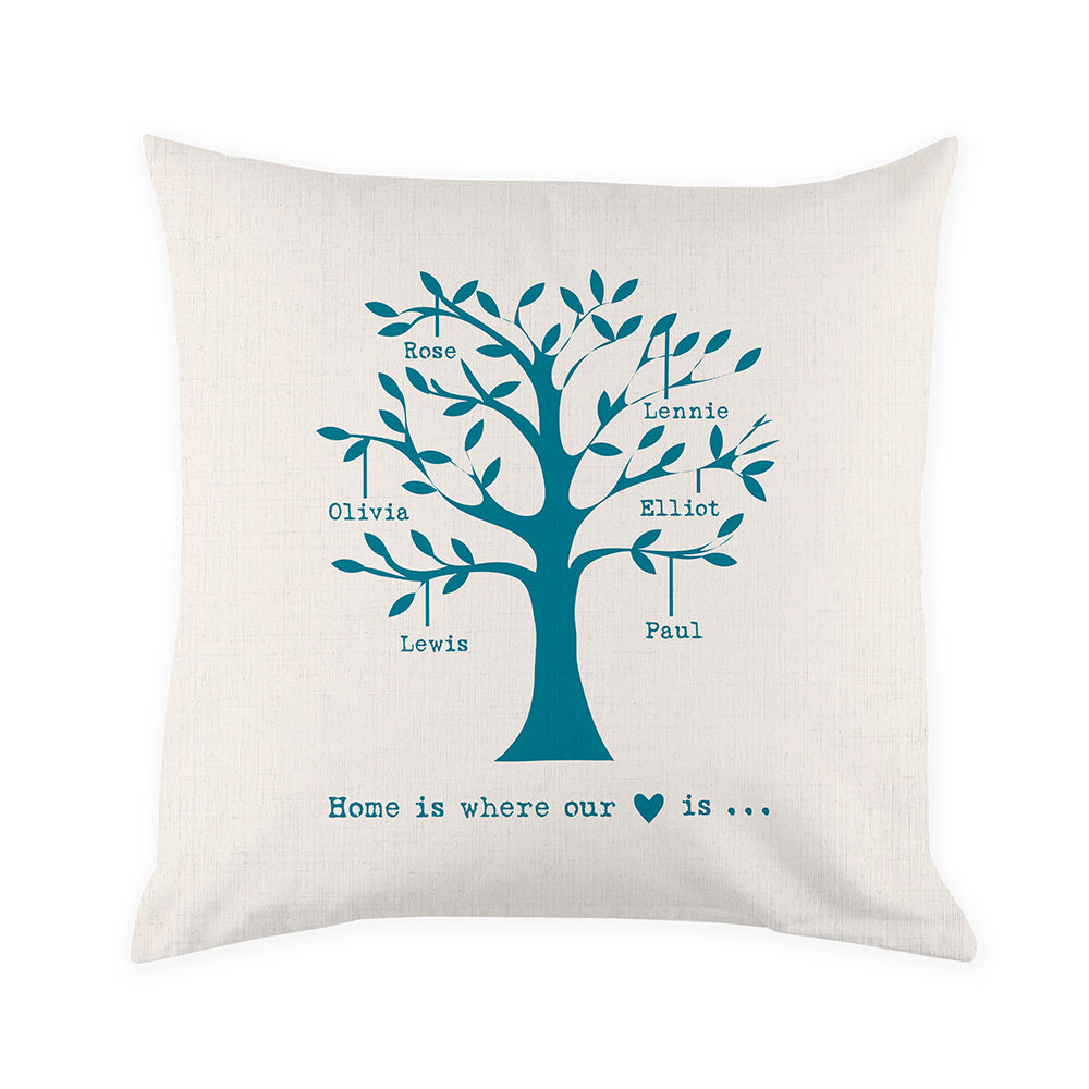 Personalised Family Tree Cushion Cover
