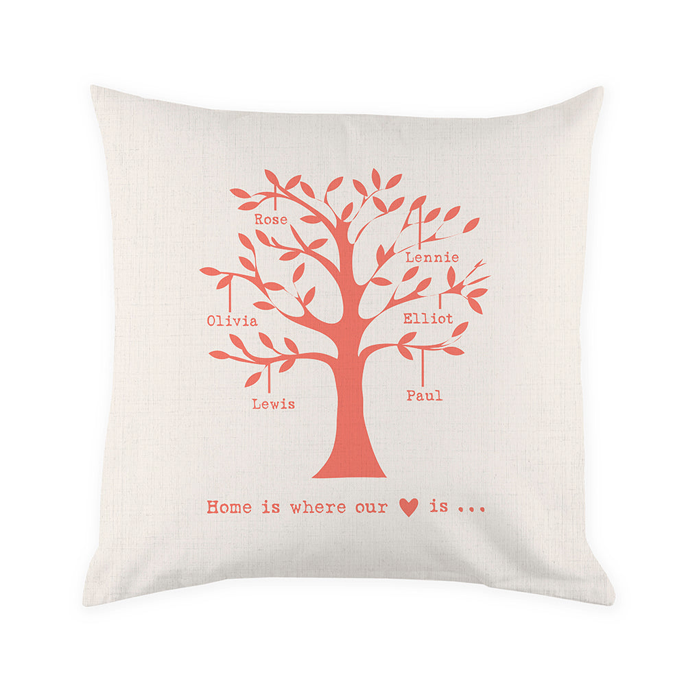 Personalised Family Tree Cushion Cover