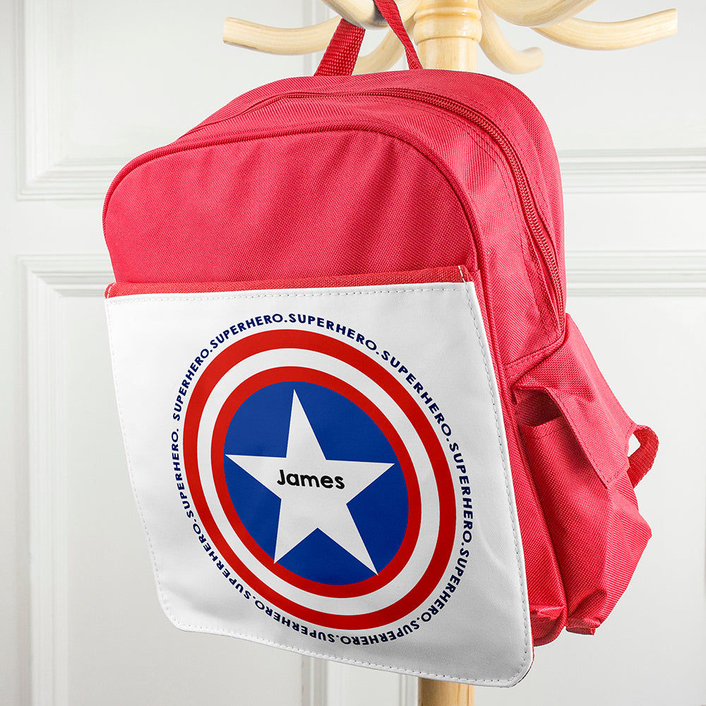 Personalised Superhero Mini Rucksack