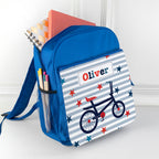 Personalised Kid's Blue Mini Rucksack