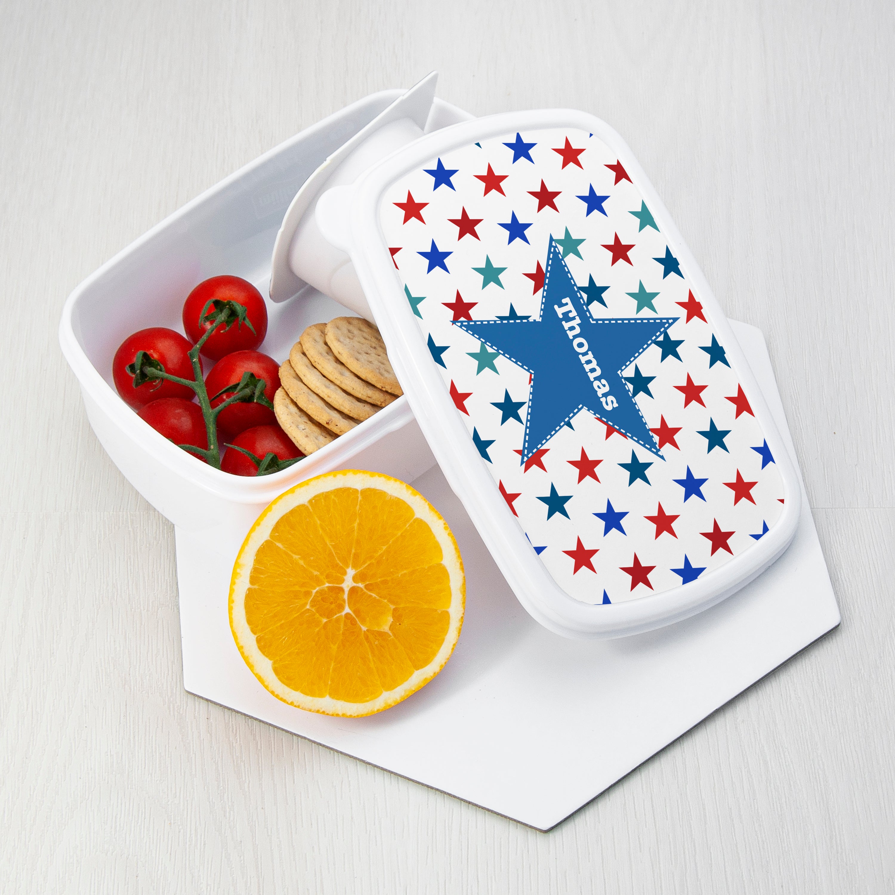Personalised Boy's Patterned Lunch Box