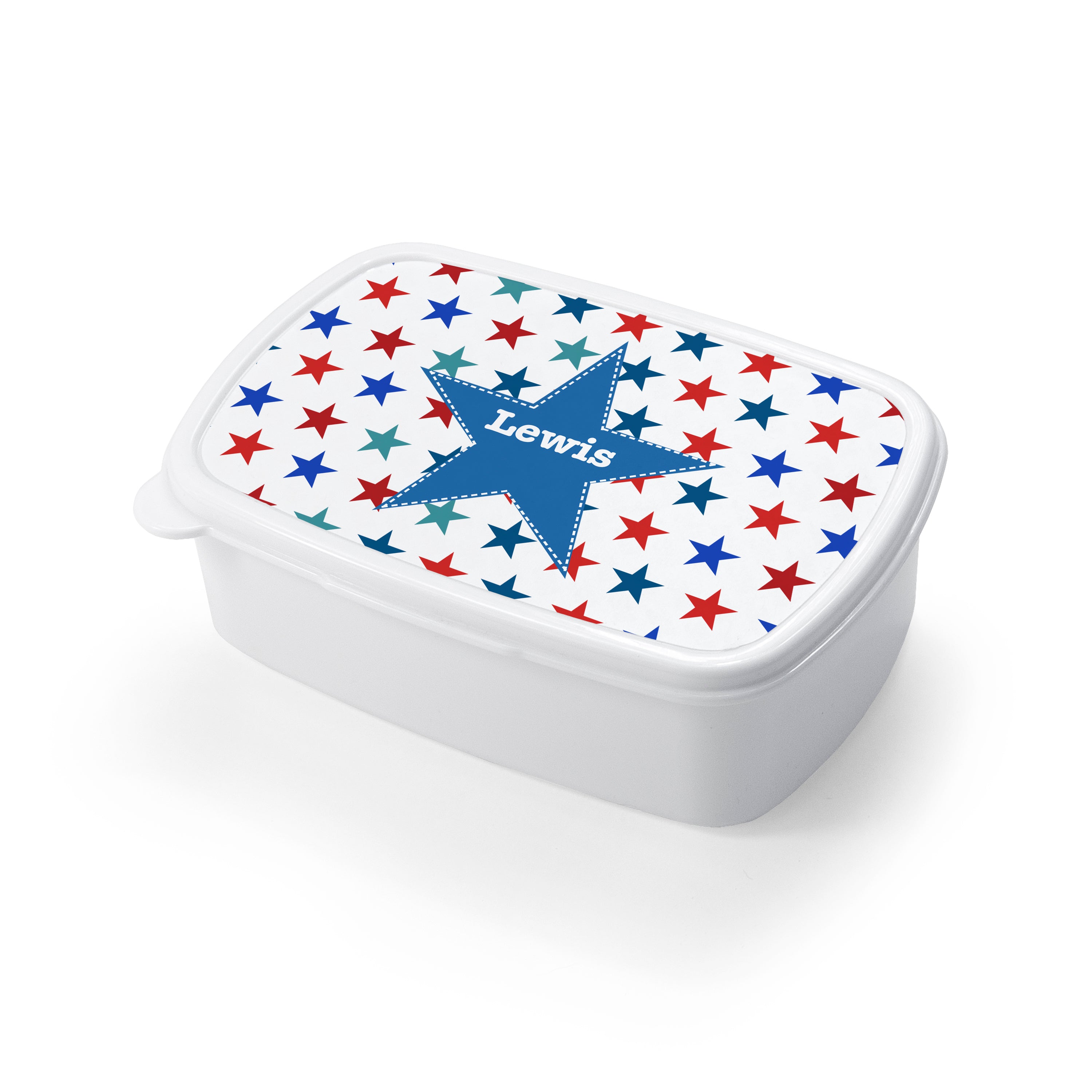 Personalised Boy's Patterned Lunch Box