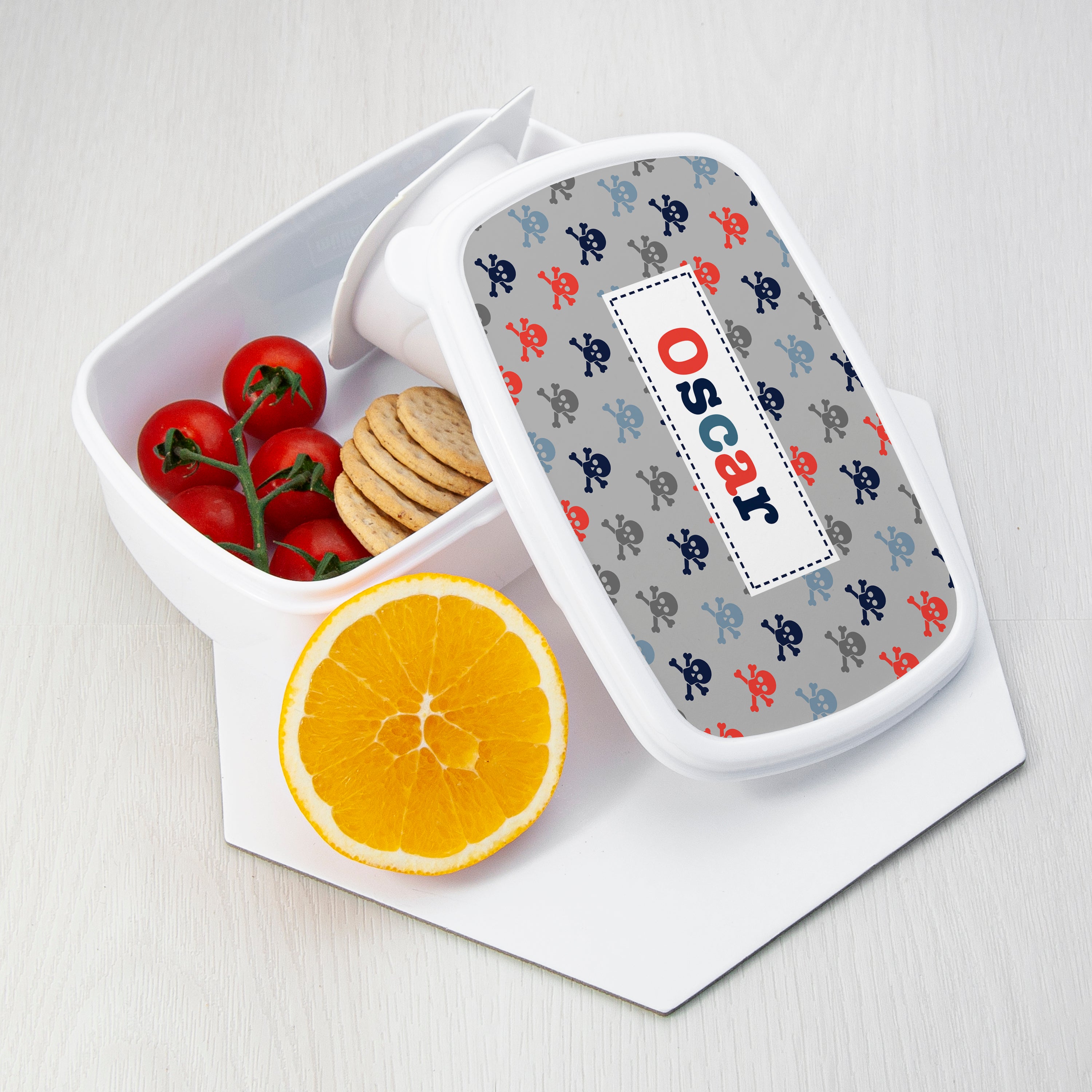 Personalised Boy's Patterned Lunch Box