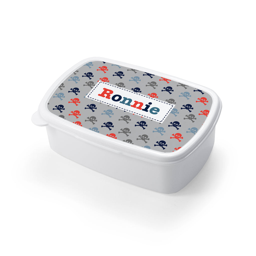 Personalised Boy's Patterned Lunch Box