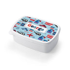Personalised Boy's Patterned Lunch Box