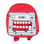 Personalised Boy's Red Mini Rucksack