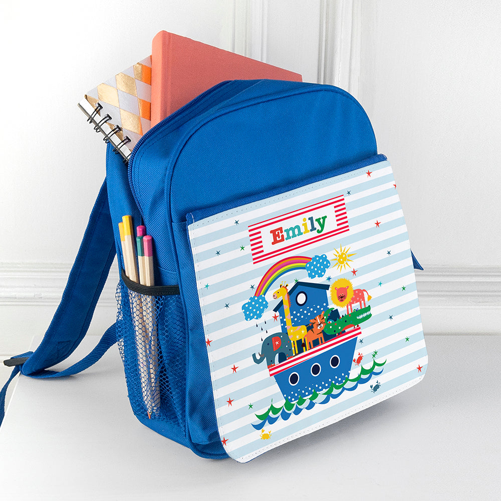 Personalised Kid's Noah's Ark Mini Rucksack