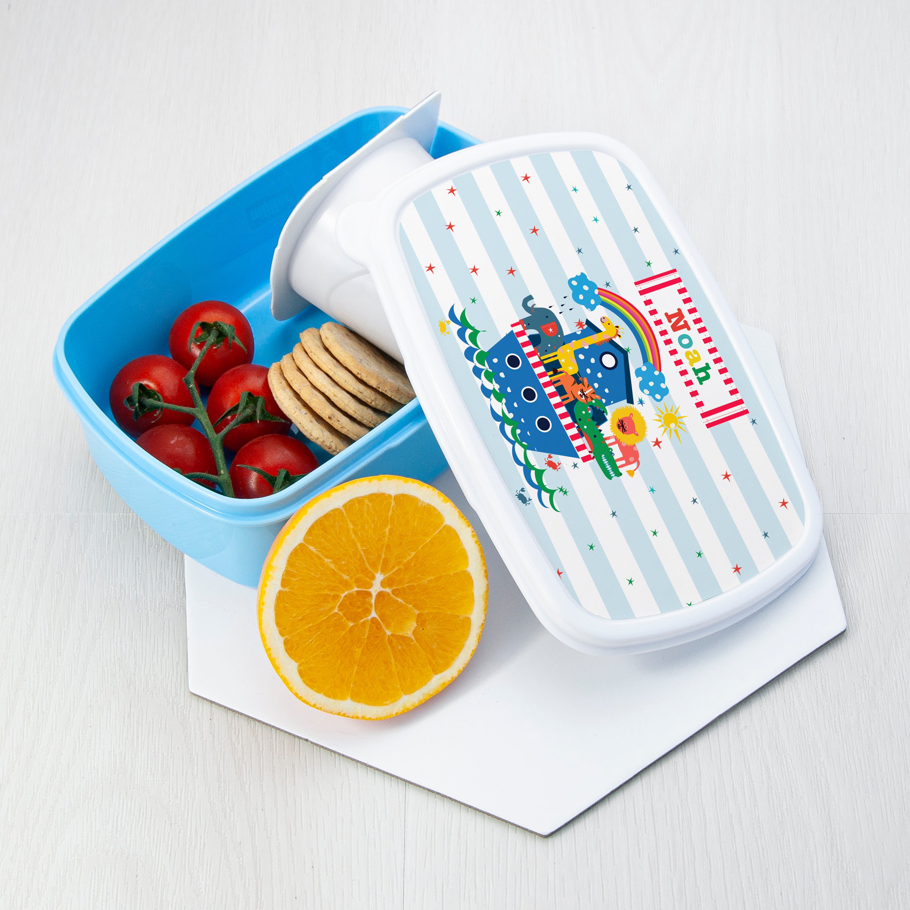 Personalised Kid's Noah's Ark Lunch Box